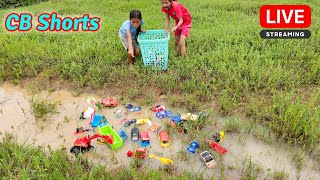 Yana and Eva spotted a lot of small cars in the canal water [upl. by Karwan]