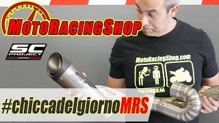 Scarico Ducati Panigale V4 SCPROJECT Recensione ChiccadelgiornoMRS  MotoRacingShopcom [upl. by Ecnarrat]