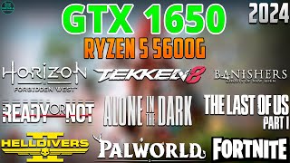 GTX 1650  Ryzen 5 5600G  Test in 28 Games  GTX 1650 Gaming in 2024 [upl. by Uv]