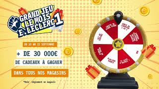 30 000€ de cadeaux à gagner  Mois ELeclerc [upl. by Laeynad]