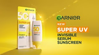 Garnier Super UV Invisible Serum Sunscreen 20 sec TVC Hinglish [upl. by Ahsiyk]