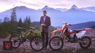 Mountain Bike vs Dirt Bike  KTM 250 XCW TPI Review [upl. by Animsay]