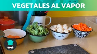 Cómo hacer VERDURAS al VAPOR Sin Vaporera 🥕🥦 Receta Sana [upl. by Zerline590]