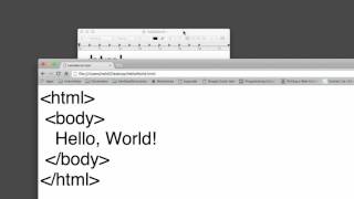 Mac TextEdit Browser Shows HTML instead of Web Page [upl. by Atnwahs]