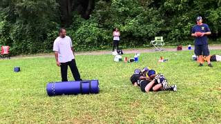 Fumble Recovery Pursuit Angle Tackle Drill [upl. by Evanne]