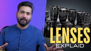 Camera Lenses Explained For Beginners How to choose Best lens for SONY zv e10 2024 [upl. by Towroy]