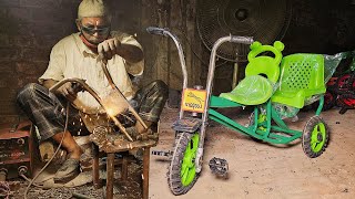 Amazing Process Of Making Tricycles In A Local Factory [upl. by Yellek]