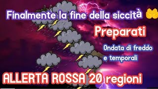 METEO  Ecco la data di fine estate Linverno ritorna prepotentemente in Italia da nord a sud DA [upl. by Harl]