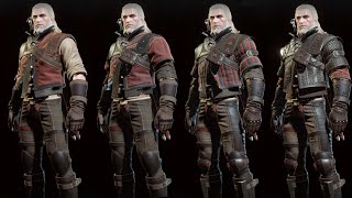 The Witcher 3 Wild Hunt  Wolf Witcher Gear Set Showcase Normal Enhanced Superior Mastercrafted [upl. by Kelton]