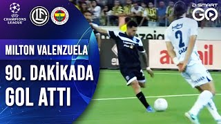 Lugano 34 Fenerbahçe  Luganonun 3 Golü Milton Valenzuela  Şampiyonlar Ligi 2 Ön Eleme Turu [upl. by Nnylrefinnej481]