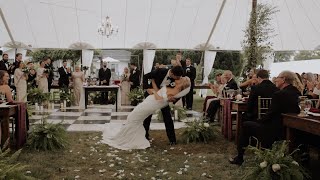 Magical Michigan Wedding under Sailcloth Tent  Sneak Peek  Courtney amp Bryan [upl. by Llatsyrc]