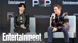 Fantastic Beasts Redmayne amp Waterston Compare Film To Harry Potter  PopFest  Entertainment Weekly [upl. by Lempres331]