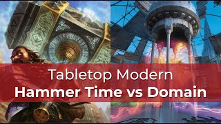 Hammer Time vs Domain Zoo  MKM Modern  MTG [upl. by Ferro]