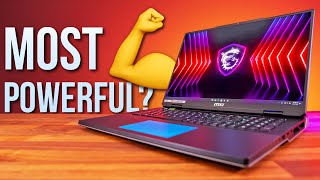 The Most Powerful Gaming Laptop in 2024 MSI Titan 18 Review [upl. by Joappa]