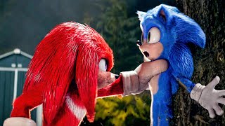 Brutal Sonic vs Knuckles Fight Scene [upl. by Ahsatak870]