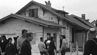 Landes  dégâts sur le littoral de Mimizan 1966 [upl. by Ettelrac834]