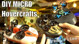 DIY Tiny Micro RC Hovercrafts [upl. by Rickey]