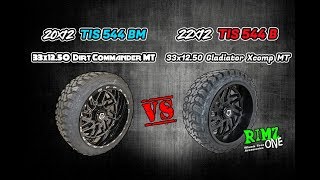 Which is Better 22x12 TIS 544B or 20x12 TIS 544BM [upl. by Nnylsaj]