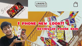 Layers skin review  phone new look  500 subscribers 🥳🥳 [upl. by Edaj]