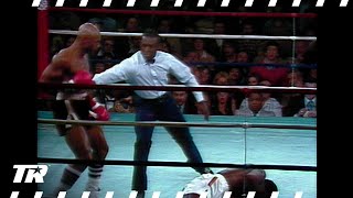 Vintage Hagler Hagler KOs Lee in 67 Seconds  ON THIS DAY  Marvin Hagler vs William quotCavemanquot Lee [upl. by Cara]