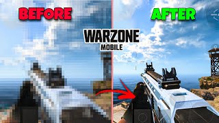 HOW TO FIX WARZONE MOBILE BLURRY GRAPHICS AND LAG PROBLEM [upl. by Mojgan337]