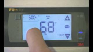 How to program the Filtrete 3M50 thermostat [upl. by Kcirdot]