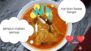 KARI IKAN SIAKAP DENGAN IKAN MERAH  SIMPLE TAPI SEDAPNYA MASYAALLAH TAK TERKATA [upl. by Anieral]