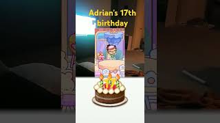 It is finally Adrians birthday adrianandtristan [upl. by Greenman471]