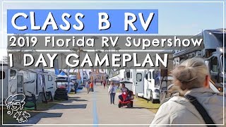 2019 FL RV SUPERSHOW  Class B Gameplan for 1 day visits [upl. by Aura]