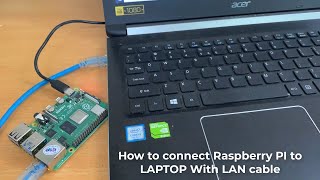 How to connect Raspberry PI to LAPTOP with LAN cable [upl. by Atilahs]