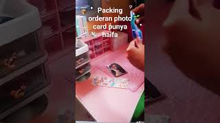 PACKING ORDERAN HAIFAPHOTO CARD LESOO AND JENOKPOPASMR SUBSCRIBE YAANIME [upl. by Samalla]