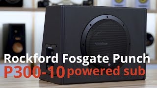 Rockford Fosgate Punch P30010 powered subwoofer  Crutchfield video [upl. by Tezil]