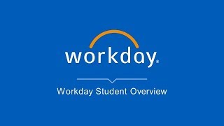 Workday Student Overview [upl. by Ainahtan525]