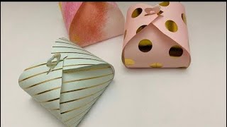 Origami gift boxHow to make origami gift boxDIY gift box [upl. by Helm]