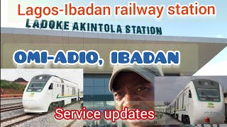 LAGOS  IBADAN RAILWAY OmiAdio Train Station Tour of Checking In Scanning Ticketing areas [upl. by Salohcim]