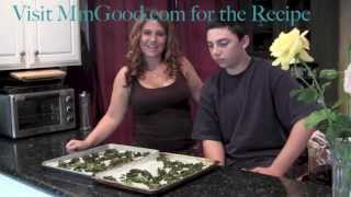 How to makeBaked Kale Chips Recipe  MmGoodcom [upl. by Hamitaf572]