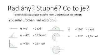 Jak na kalkulačku 3 Sin cos tan  Stupně × radiány [upl. by Nylsor412]