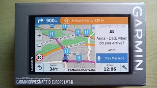 Garmin Drivesmart 61 LMTD unboxing [upl. by Odlabu]
