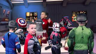 Avengers Endgame part 2 pretend play  short movie  Deion’s Playtime Skits [upl. by Arlen496]