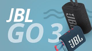 JBL GO 3 a quotmelhorquot caixa de som Bluetooth portátil AnáliseReview [upl. by Natsuj]