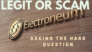 ELECTRONEUM  Legit OR Scam [upl. by Gilliette]