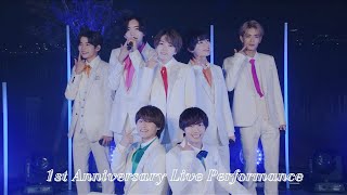 なにわ男子  シングルメドレー 1st Anniversary Live Performance [upl. by Padegs]