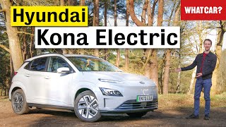 2022 Hyundai Kona Electric SUV review  What Car [upl. by Sibyls139]