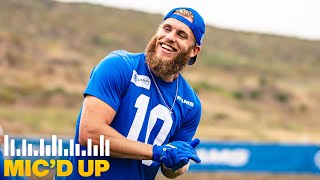 Cooper Kupp Mic’d Up At Rams OTAs [upl. by Ronyar]