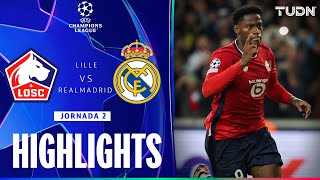 HIGHLIGHTS  LOSC vs Real Madrid  UEFA Champions League 2425  TUDN [upl. by Royo]