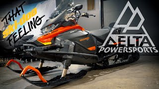 2021 SkiDoo Skandic WT 600 ACE With Linq Accessories Full Walk Around and Test Drive [upl. by Yrannav]