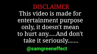 Disclaimer sound effect Copyright Free Disclaimer Free Download  samgreeneffect [upl. by Heti]