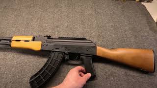 Romanian Nova CGR AK Rifle Preview How Does It Compare To WASR10 amp SAR1 [upl. by Aihsyla829]