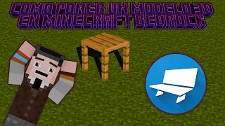 ¡Crea tu propio Addon para Minecraft Bedrock con Modelos 3D [upl. by Aredna]