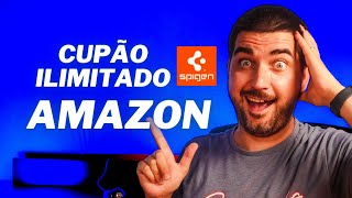 Desconto ILIMITADO Promoção Spigen GRÁTIS AMAZON Espanha [upl. by Kampmann]